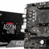 A520MPRO <ul> <li>Circuito integrado de tarjeta madre: AMD A520</li> <li>Socket de procesador: Socket AM4</li> <li>Circuito integrado: AMD A520</li> <li>Memoria interna, máxima: 64 GB</li> <li>Tipo de memoria: DDR4-SDRAM</li> </ul>