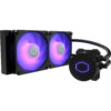 ML240L 1 <ul> <li>3rd Gen: 3rd Generation Dual Chamber Pump for overall cooling efficiency and performance</li> <li>New SickleFlow: Refreshed exterior design for improved lighting and fan blades for a quiet airflow performance</li> <li>RGB Lighting: Signature cooling performance with a RGB design: for all of the users wanting lighting effects that are fully customizable</li> <li>Larger Surface Area: Increased the surface area of the fins on the radiator for better heat dissipation</li> <li>Industrial Grade Seal: High Industrial Grade EPDM material to strengthen the seal for improved longevity and Anti-Leaking</li> <li>Controller: Included a wired RGB Controller</li> </ul>