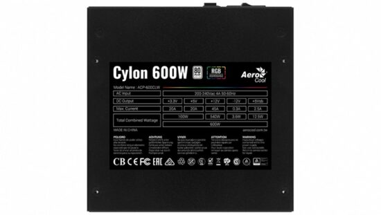 CP AEROCOOL CYLON600W 11