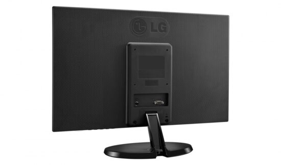 CP LG 19M38A 7 Monitor LG 19M38A-B LED 18.5" 1366x768 5MS VGA 60HZ, perfecto para tareas informáticas básicas y uso diario.