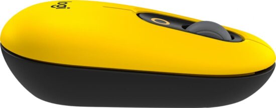 CP LOGITECH 910 006549 522e80 Mouse Logitech Pop Multidisp. BT 10 MTS. Blast Yellow con tecnología Bluetooth y diseño ergonómico.