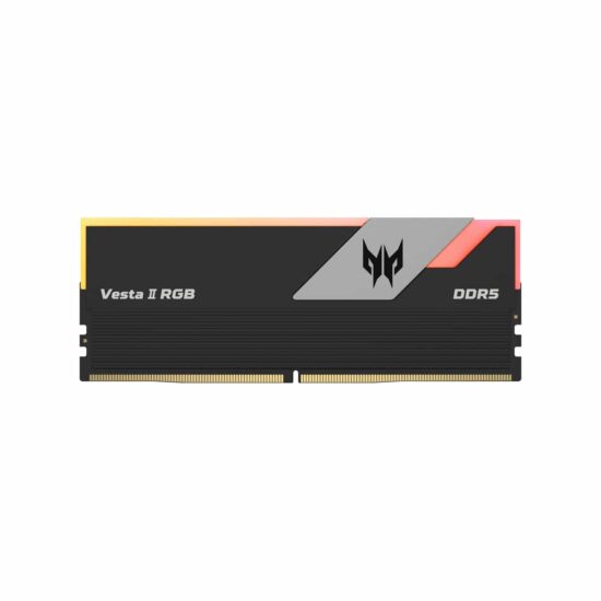 887184017709 P 1 Memoria DDR5 Predator Vesta II de 32GB (2x16) 6800MHz CL34 (bl.9bwwr.370) - Alto rendimiento y respuesta rápida para juegos y tareas intensivas.