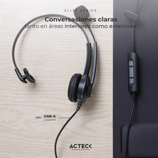BOCACT210 2 Audífono Usb Con Micrófono Flexible On Ear Centric Pro Hp620 Elite Series -