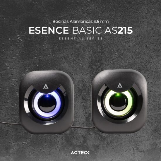 BOCACT350 2 Bocinas Alámbricas 3.5 Mm Esence Basic As215 Essential Series -