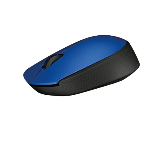 MOULOG1770 1 Mouse Logitech M170 - Negro Con Detalles En Azul, 3 Botones, Rf Inalámbrico