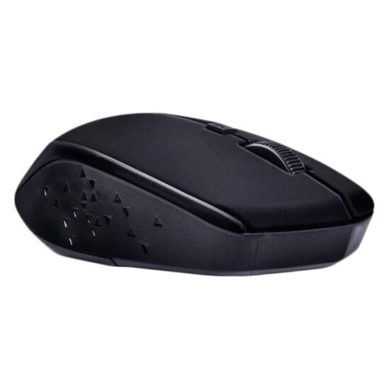 MOUTCH670 1 Mouse Basico Inalambrico Techzone - Hasta 1600 Dpi´s, 3 Botones, Textura En Rubber Color Negro, 1 Año De Garantía.