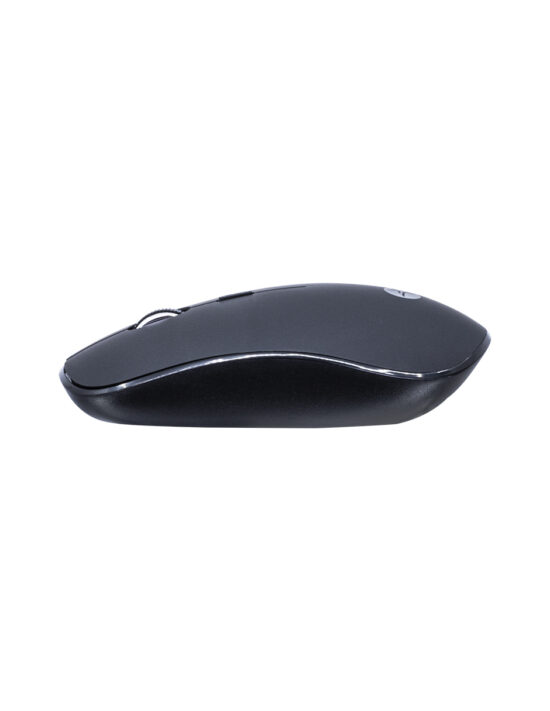 MOUTCH800 1 Mouse Inalambrico Techzone De 1200 Dpis - Alcance Hasta 15 Metros, 4 Botones, Texturizado Rubber, Color Negro, 1 Año De Garantía.