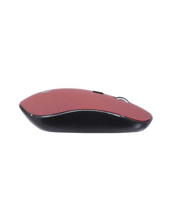 MOUTCH820 2 Mouse Inalambrico Techzone De 1200 Dpis - Alcance Hasta 15 Metros, 4 Botones, Texturizado Rubber, Color Rojo, 1 Año De Garantía.