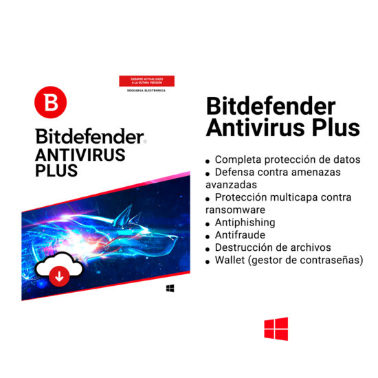 SOFBIT1320 2 Antivirus Bitdefender Tmbd-401 - 1 Licencia, 1 Año(s)