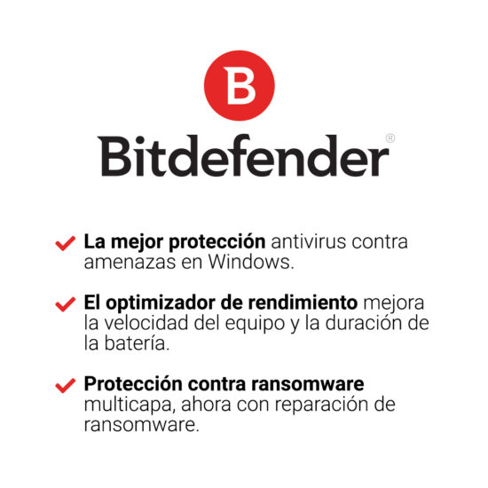 SOFBIT1350 2 Antivirus Bitdefender Tmbd-404 - 10 Licencias, 1 Año(s)