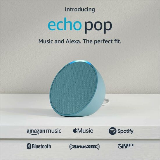 BOCAMZ140 1 1 Amazon Echo Pop Con Asistente Virtual Alexa Midnight Teal -