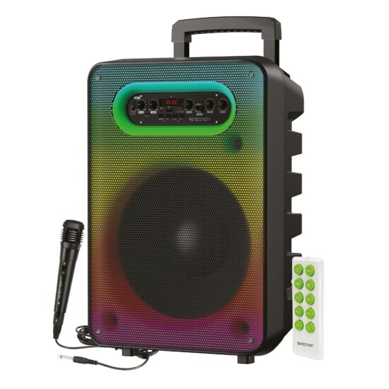 BOCNNN730 2 1 Bafle Karaoke Necnon Bluetooth 12 Pulgadas Nb-12f Tws Incluye Microfono Alambrico Control Remoro -