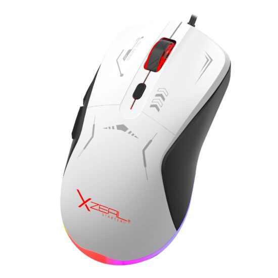 MOUSTY120 1 Mouse Gamer Xst-401 Blanco-negro. Xsamga2wb. -