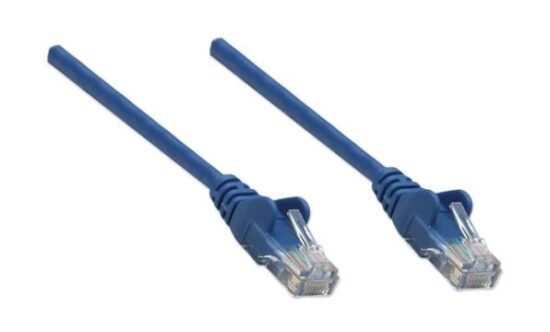 RCKACC1280 2 342599 Cable De Red - Cat6, Utp Rj45 Macho / Rj45 Macho, 2.0 M, Color Azul, Contactos Con Baño De Oro Para Una Mejor Conexión.