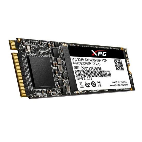 4713218469342 X UNIDAD SSD M.2 XPG SX6000P 2280 PCIe 1TB (ASX6000PNP-1TT-C)