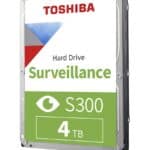 Disco  Duro Interno Toshiba 4tb S300 3.5" 5400rpm Cctv 32 Cam (hdwt140uzsvar)