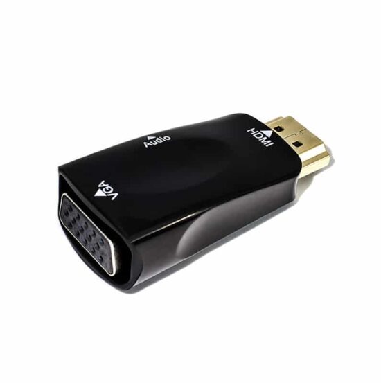 7502266673712 V CONVERTIDOR VORAGO HDMI-VGA INCLUYE MINI/MICRO HDMI AUDIO 3.5 ADP-208