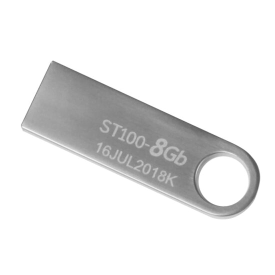 7503024582376 S MEMORIA USB STYLOS 8GB FLASH 2.0 PLATA (STMUSB1B)