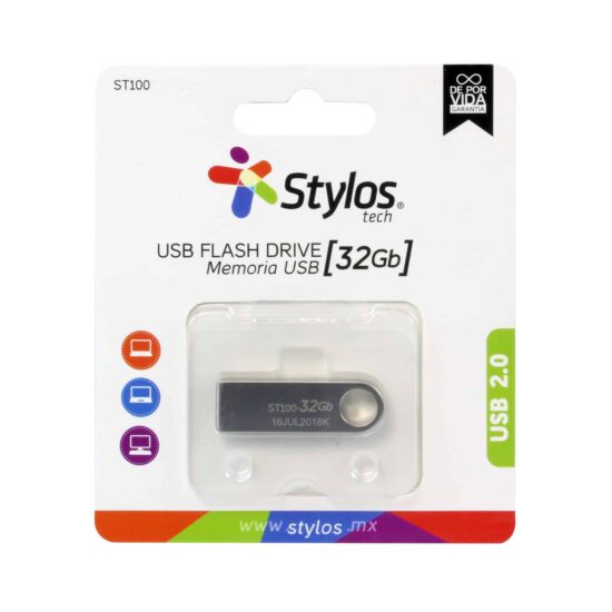7503024582390 S MEMORIAS STYLOS USB 32GB FLASH 2.0 (STMUSB3B)