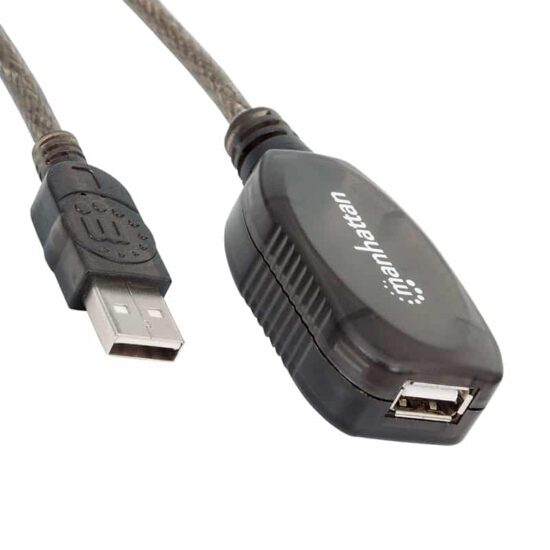 766623150958 M CABLE MANHATTAN USB 2.0 EXTENSION ACTIVA 20 METROS ENCADENABLE 150958