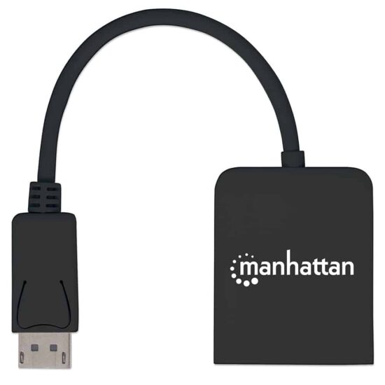 766623152716 M VIDEO SPLITTER MANHATTAN DISPLAYPORT 1DP IN:2HDMI OUT USB/MST 152716