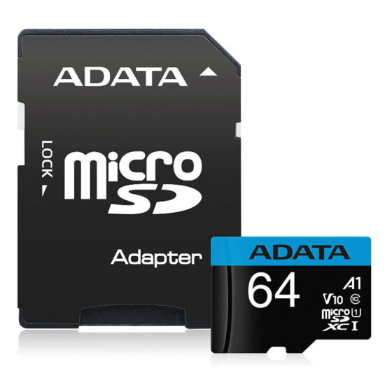 AUSDX64GUICL10A1 RA1 MEMORIA MICRO SDXC ADATA 64GB UHS-I CL10 A1 (AUSDX64GUICL10A1-RA1)