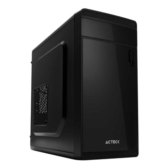 GABACT030 Gabinete ACTECK Delta - Torre, Gabinete, Micro-ATX, Mini-ITX, Negro