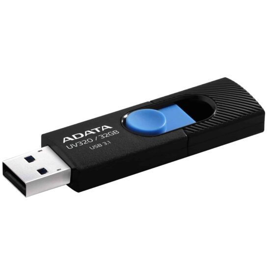 MEMDAT4380 Memoria USB ADATA AUV320-32G-RBKBL - Negro / Azul, 32 GB, USB 3.2