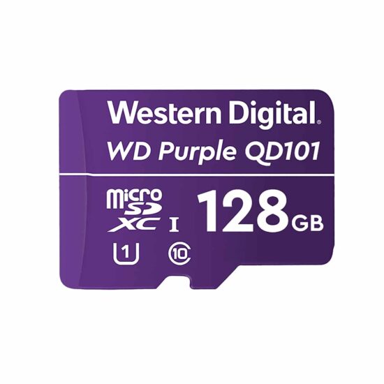 MENWSD010 Memoria Micro Sd Western Digital Wdd128g1p0c - 128 Gb, Morado, Clase 10
