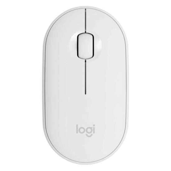MOULOG2220 Mouse Inalámbrico Logitech M350 - Blanco, 3 Botones, Bluetooth, Óptico, 1000 Dpi