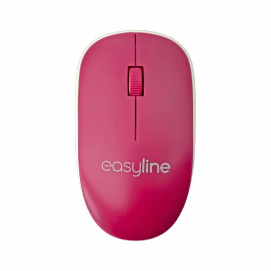 MOUMST1610 Mouse Easy Line El-995135 - Magenta, Inalámbrico, 1000 Dpi
