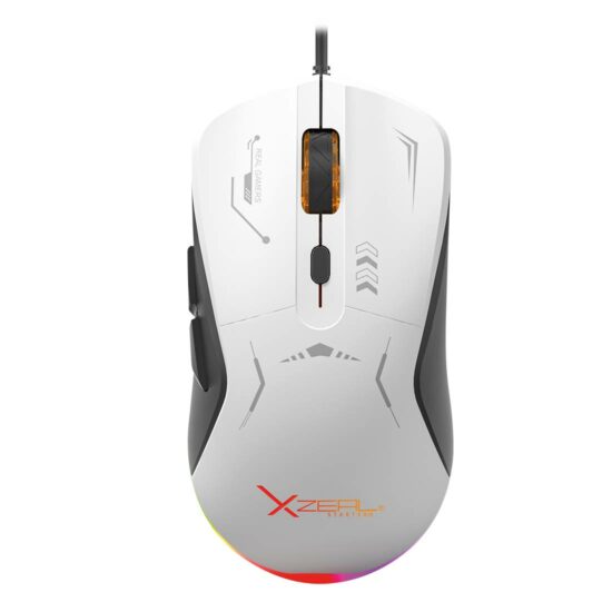 MOUSTY120 Mouse Gamer Xst-401 Blanco-negro. Xsamga2wb. -