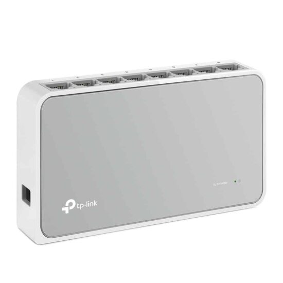 SWTTPL020 Switch TP-LINK TL-SF1008D - Color blanco, 8, 10/100 Base-T(X)
