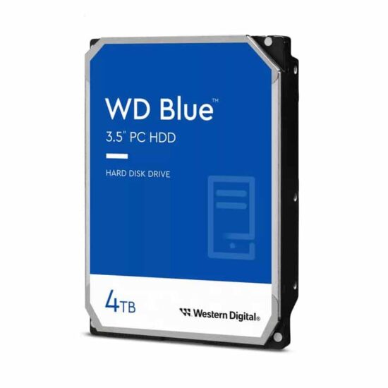 WD40EZAX Disco Duro Interno Wd 4tb 3.5" Wd40ezax 256mb Sata3 5400rpm Blue Bulk